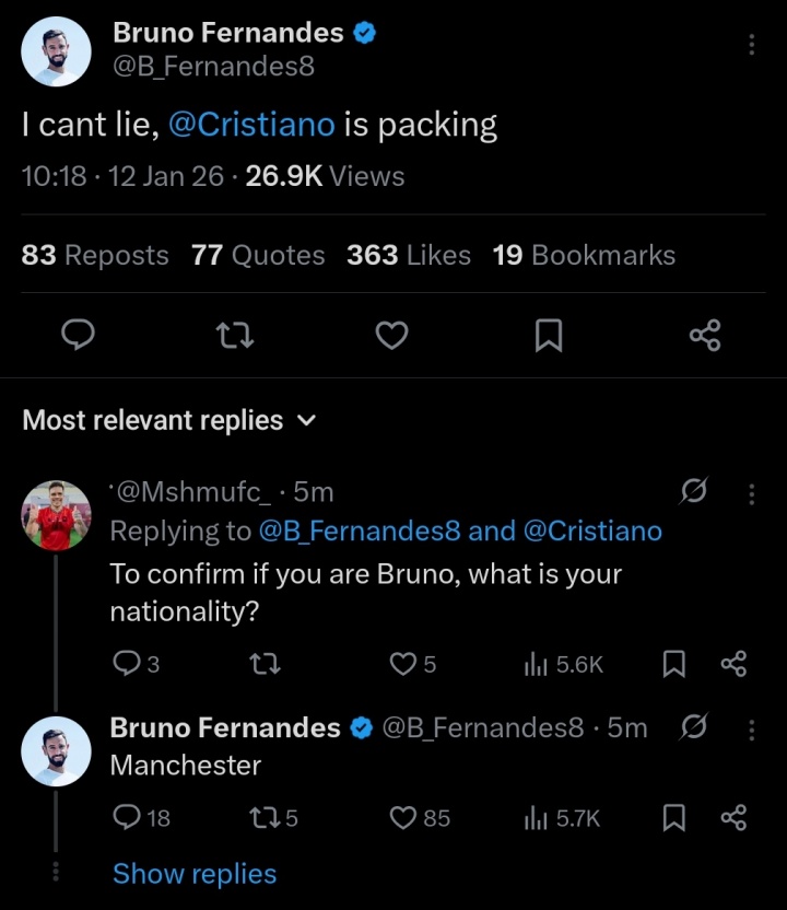 B 费社媒账号被盗 曼联官方提醒球迷谨防诈骗